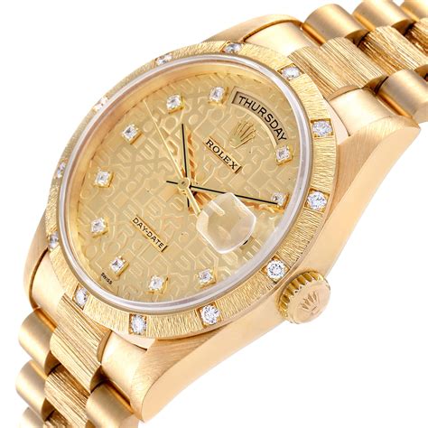 rolex president day-date 18kt yellow gold|Rolex presidential gold 36mm.